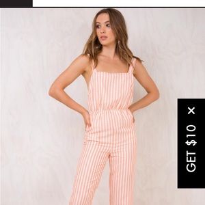 Coraline Striped Jumpsuit